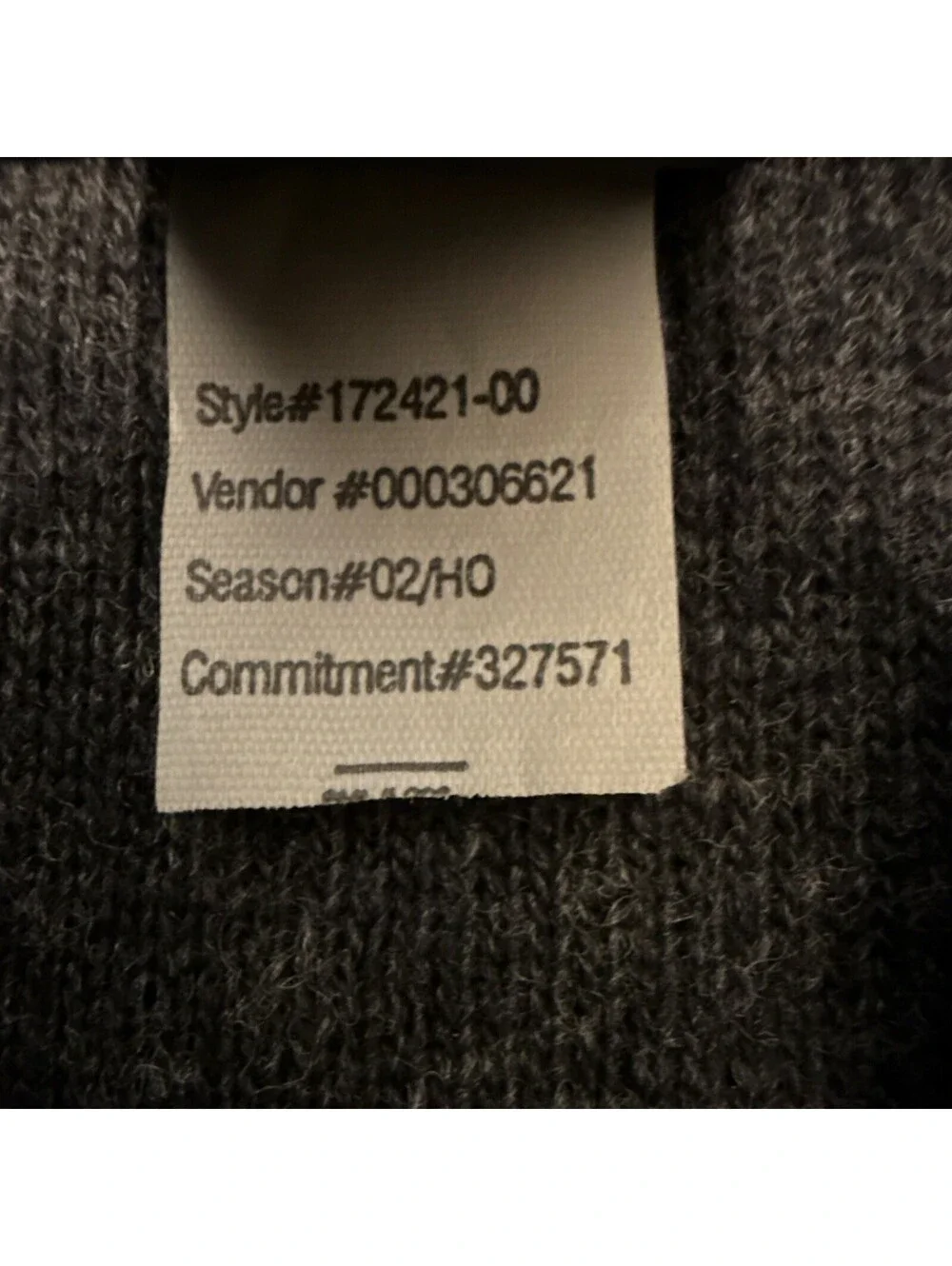 Banana Republic Men’s Black 1/4 Zip Mock Neck Wool Blend Sweater L